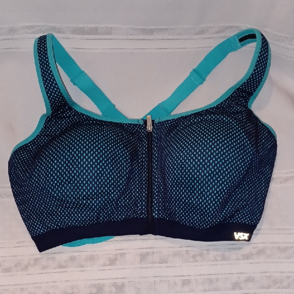 NWOT VSX Teal and Navy Sports Bra